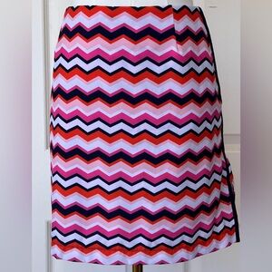 Golftini Brand Women’s Golf Skorts Chevron‎ Size 8